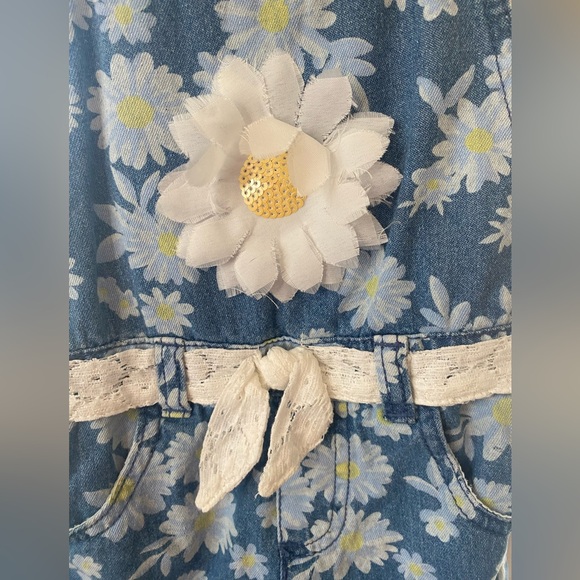 Girls bluejean overall short set. NWOT size 4 - Picture 5 of 6